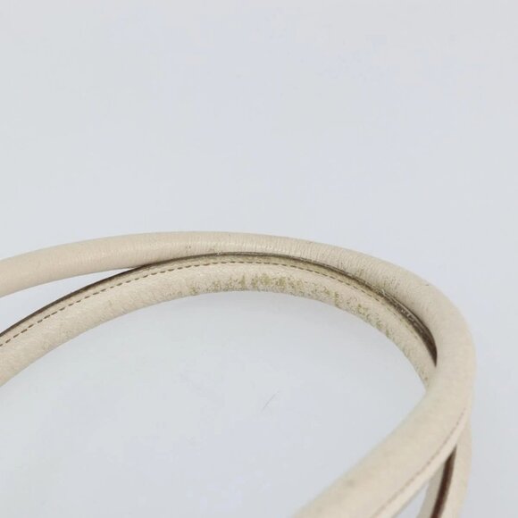 GUCCI Abby Mini Boston Bag Leather White Gold - Picture 6 of 16